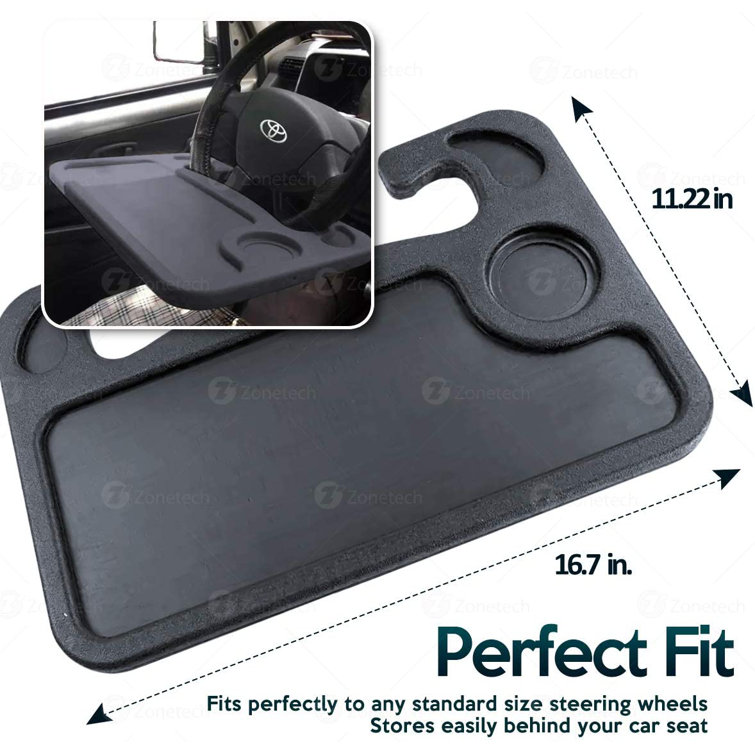 Portable car tray outlet table